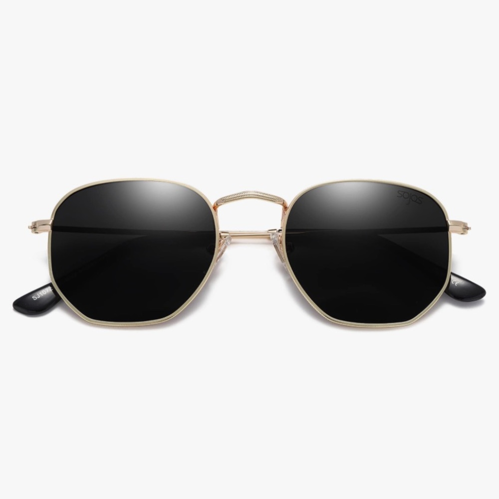 Women’s  Polarized Sunglasses Small Hexagonal Polygon shape.